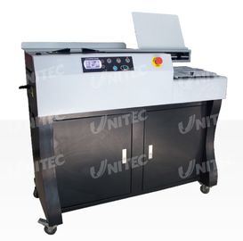 60mm Automatic Perfect Blue Book Binding Machine 300 Books / Hour V60A4/V60A3